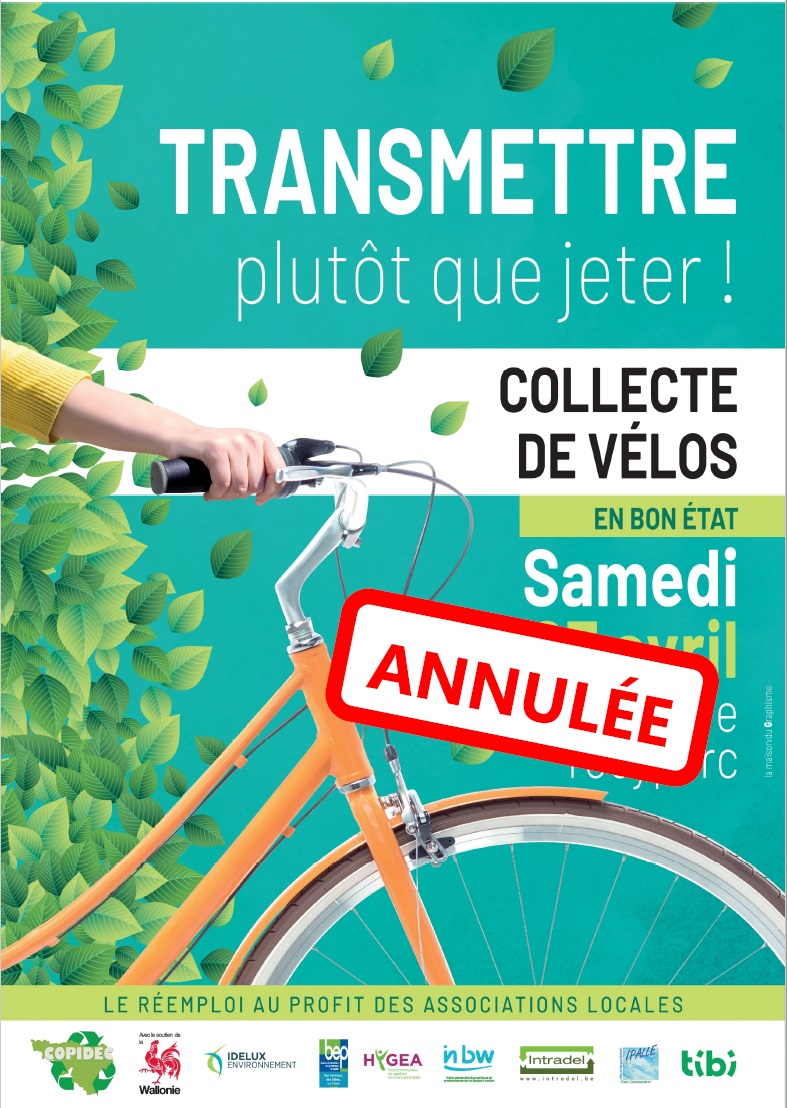 Collecte vélos annulée