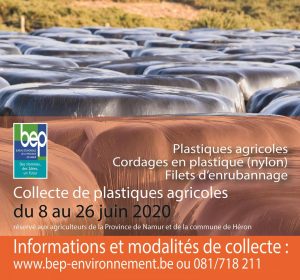 visuel pour la collecte des bâches agricoles 2020