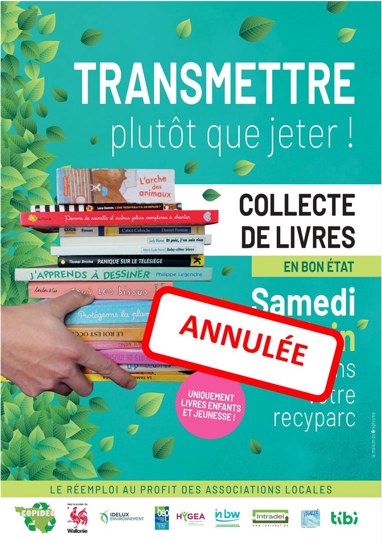 collecte livres annulées