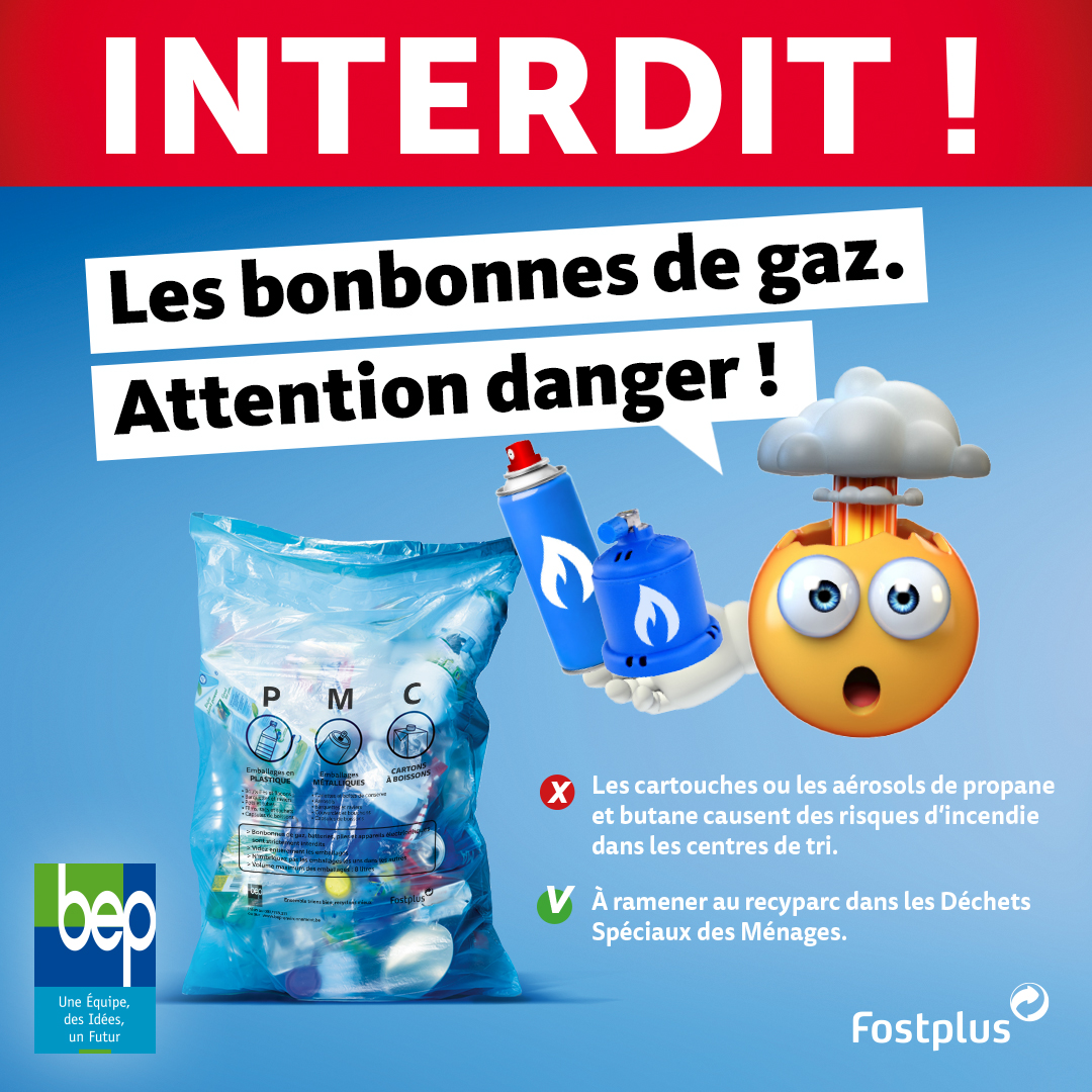 Bonbonnes de gaz