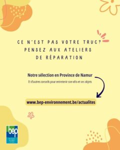 Des ateliers de réparation spécialisés existent