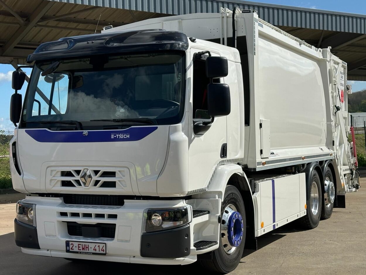 Camion électrique benne Renault 2 Camion électrique benne Renault 2